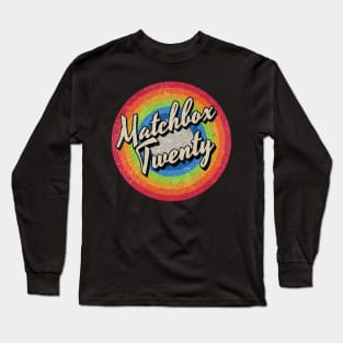 Vintage Style circle - Matchbox Twenty Long Sleeve T-Shirt